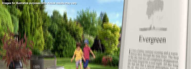 Simulação de uma visão com astigmatismo moderado, mostrando a imagem desfocada.